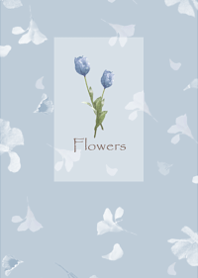 スプリング・チューリップ・ブルー