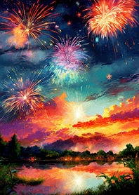 Beautiful Fireworks Theme#49