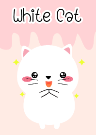แมวขาวน้อยน่ารักจัง