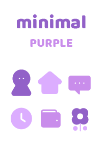 minimal purple a