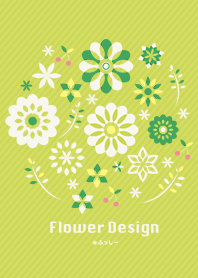 Flower Design-green-