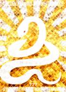 Golden Pyramid And White Snake 777 Line Theme Line Store
