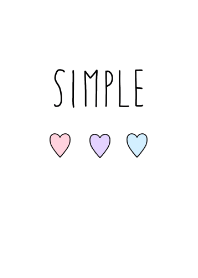 simple pastel mini heart