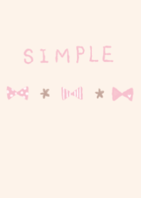 Theme of a dull color pink ribbon