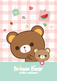 Brown Bear Scottish Pattern Mint