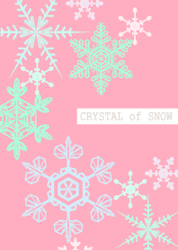 คริสตัลของธีมสีชมพูหิมะ