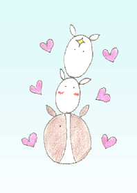 love horse No.7 rainy season leaves