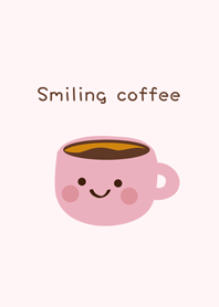 웃는 수줍은 커피