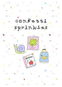 Confetti sprinkles