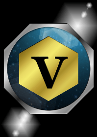 Good fortune Initials 10 "V"