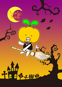 かぼちゃウサギのハロウィン着せかえ