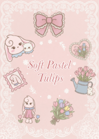 Soft Pastel Tulips