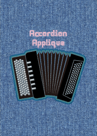 Accordion Applique Black 43