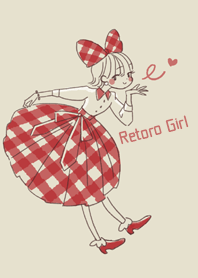 retoro girl(Red)