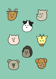 Expressionless animal theme
