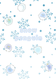 Snow penguins