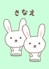 さなえさんウサギ着せ替え Rabbit Sanae