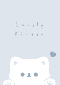 可愛的貓咪 / pale blue gray