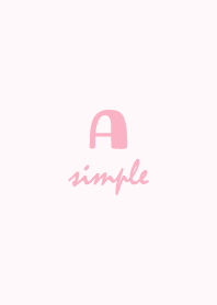 Initial-A *Baby Pink*