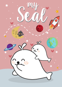 My Seal on Galaxy (Pink Ver.)