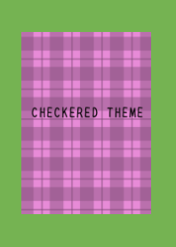 PINK CHECKERED THEME-GREEN-YELLOW