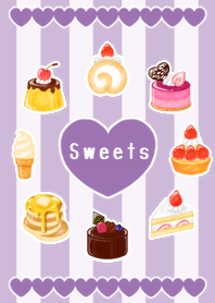 Many sweets! -dusty purple-