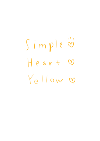 Simple heart Yellow Theme