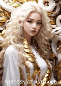 White snake and gold  Lucky 71
