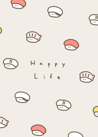 小壽司 | beige