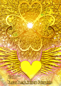 恋愛運♡運気上昇ハートGOLD曼荼羅