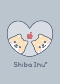 Shiba Inu Apple [Dullness Blue]