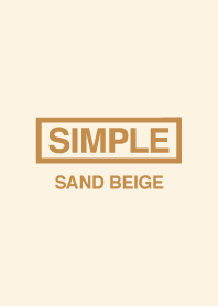 Simple dress-up (Sand Beige)