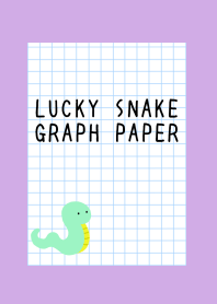 LUCKY SNAKE GRAPH PAPER/PURPLE