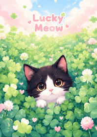 Lucky Cat and Clover 4JP