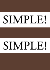 SIMPLE!SIMPLE!j-DEEP BROWN