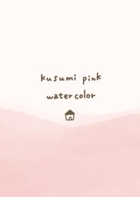 Simple watercolor dull pink