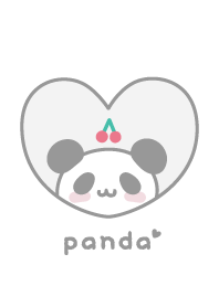 熊貓 櫻桃 [白色]