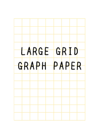 LARGE YELLOW GRID GRAPH PAPER-WHITE