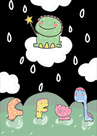 dino in the rain 3