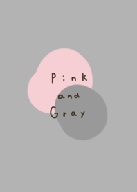 Fashionable. pink gray.