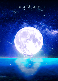 幸運を誘う月夜とユニコーン✨なかお✨
