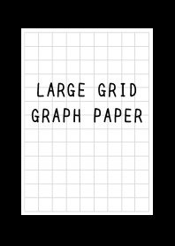 LARGE BLACK GRID GRAPH PAPER-BLACK