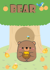 Bear With Tree Theme