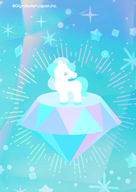 宝石とユニコーンのゆめかわ着せかえ♪