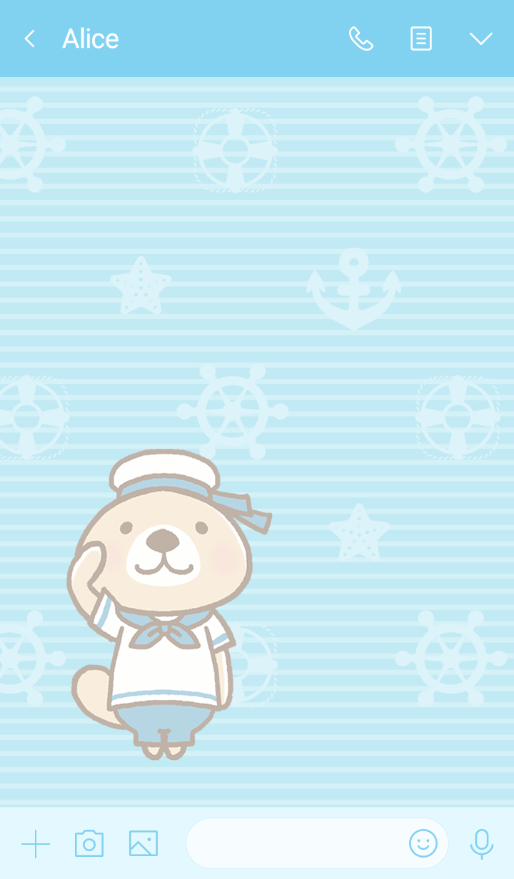 Line クリエイターズ着せかえ 突撃 ラッコさん 夏