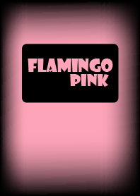 Simple flamingo pink in black theme