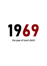 1969 the year of one's birth