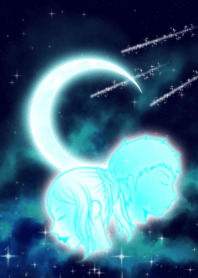 Moon and Gemini light blue 2023