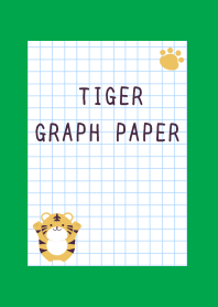 TIGER GRAPH PAPER/GREEN