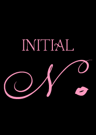 Initial N - Pink -